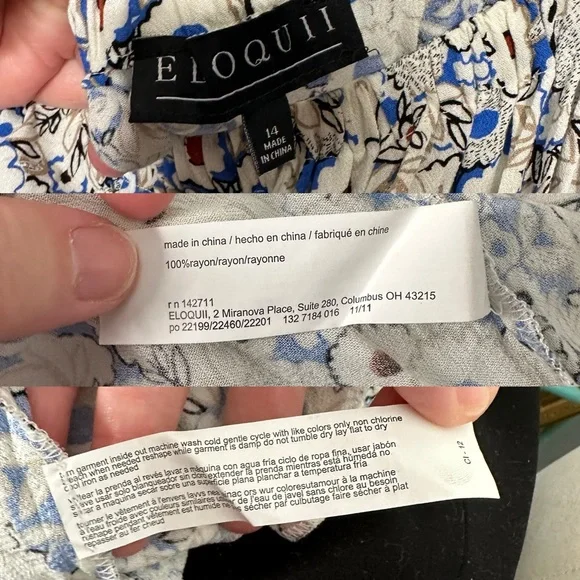 Eloquii Drama Sleeve Off Shoulder Floral Jumpsuit